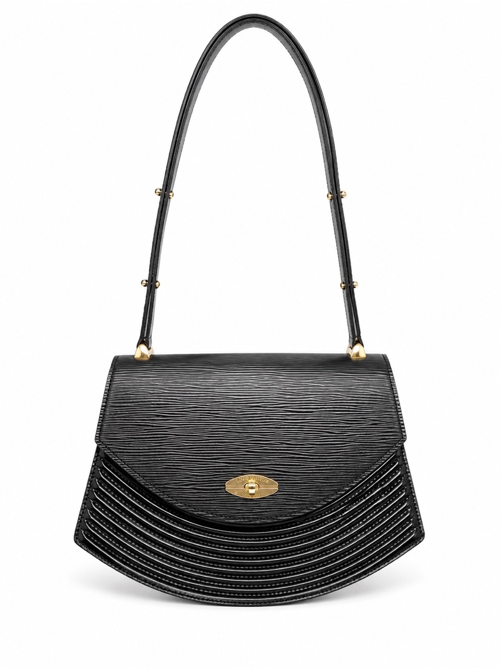 Louis Vuitton Vintage Tilsitt Black Epi Leather Shoulder Bag 1991 w:/ COA - Picture 1 of 15